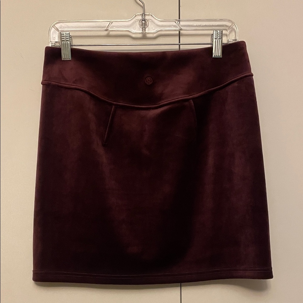 Lululemon Athletica Mini Skirt in Deep Burgundy